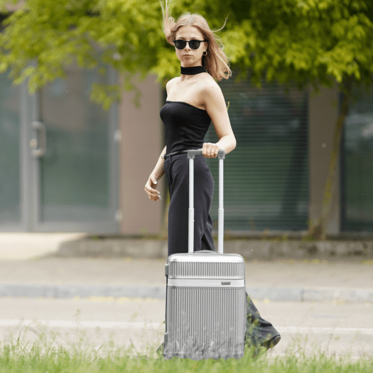 SUITCASE M 24   STL945 ABS DARK GREY 5