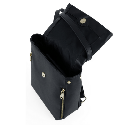 Torba weekendowa podr&oacute;żna sk&oacute;rzana Solier SL39 Astrin czarna 5