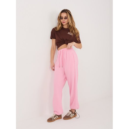 Spodnie dresowe-CLM-DR-1943.86-r&oacute;żowy