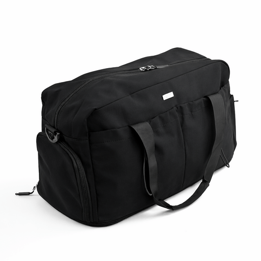 Torba weekendowa podr&oacute;żna sk&oacute;rzana Solier SL39 Astrin czarna 7