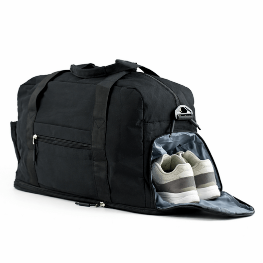 Torba weekendowa podr&oacute;żna sk&oacute;rzana Solier SL39 Astrin czarna 8