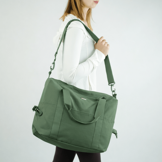 Large Women&rsquo;s Fabric Sports Bag Solier FB55 Viona &ndash; Green 3