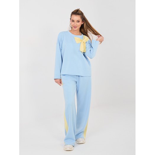 Spodnie dresowe-IT-DR-22220.88-jasny niebieski 3