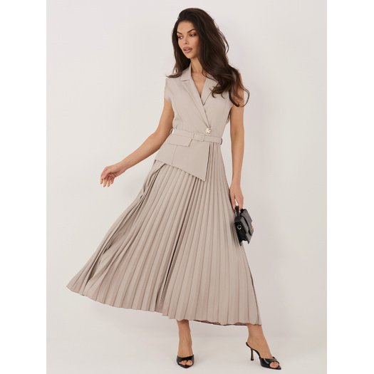 Sukienka-IT-SK-21558.86-ciemny bezowy 1