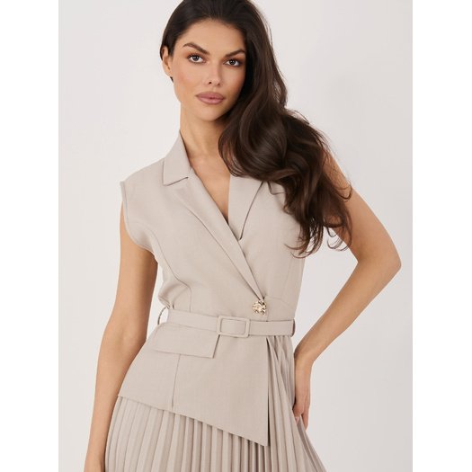 Sukienka-IT-SK-21558.86-ciemny bezowy 3