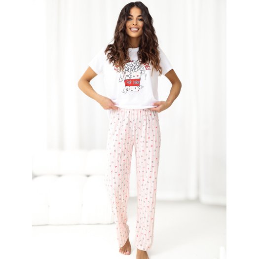 Piżama-CLM-PI-1581.09-jasny r&oacute;żowy