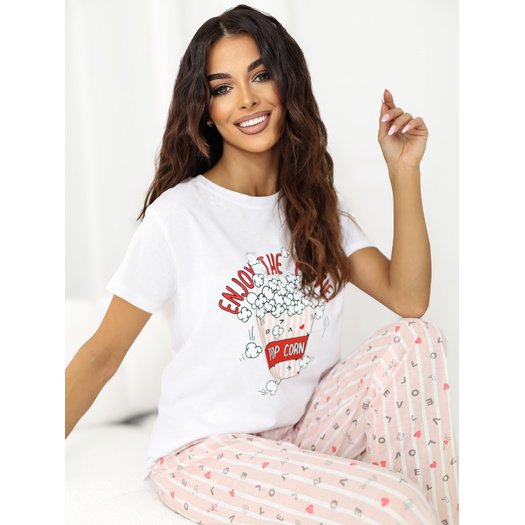 Piżama-CLM-PI-1581.09-jasny r&oacute;żowy 5