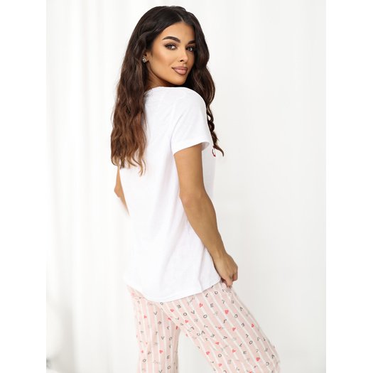 Piżama-CLM-PI-1581.09-jasny r&oacute;żowy 2