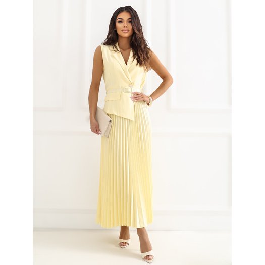 Sukienka-IT-SK-21558.03-jasny ż&oacute;łty