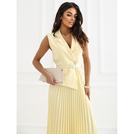 Sukienka-IT-SK-21558.03-jasny ż&oacute;łty 2
