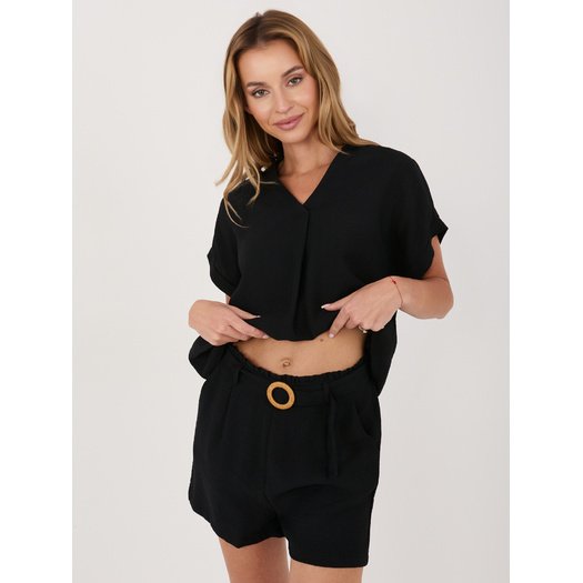 Szorty-D60103M62612KA4-czarny