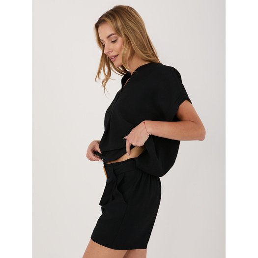 Szorty-D60103M62612KA4-czarny 2