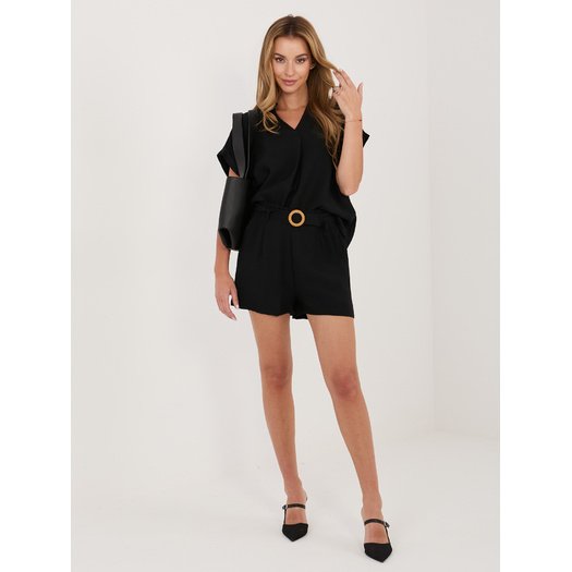 Szorty-D60103M62612KA4-czarny 4