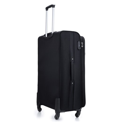 Large soft luggage XL Solier STL1651 black-green 1