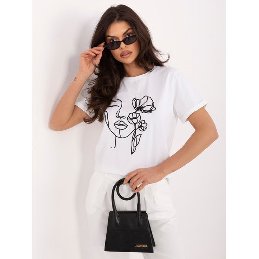 Marškinėliai moterims-IR-TS-R2699.67-ecru