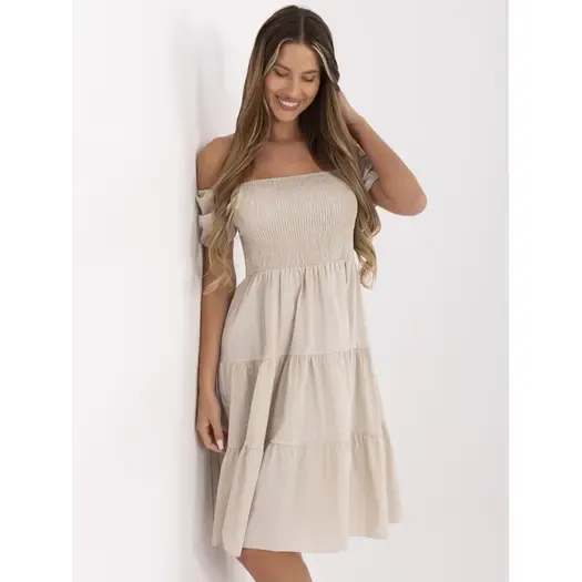 Sukienka-MI-SK-A2561.89-beżowy