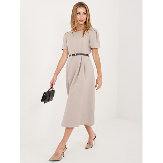 Sukienka-MI-SK-A2328.91-ciemny bezowy