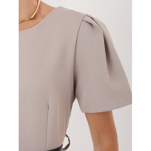 Sukienka-MI-SK-A2328.91-ciemny bezowy 4