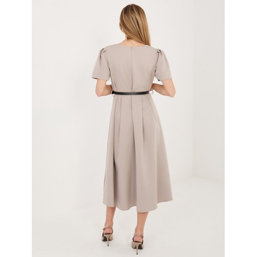 Sukienka-MI-SK-A2328.91-ciemny bezowy 3