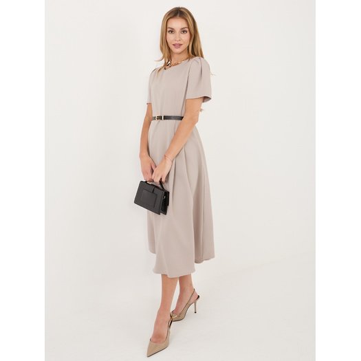 Sukienka-MI-SK-A2328.91-ciemny bezowy 2