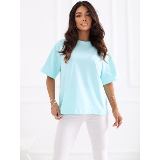 T-shirt- RV-TS-A1089.87-mietowy 1