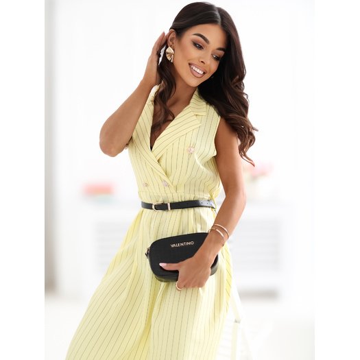 Sukienka-MI-SK-A3046.82-jasny ż&oacute;łty 3