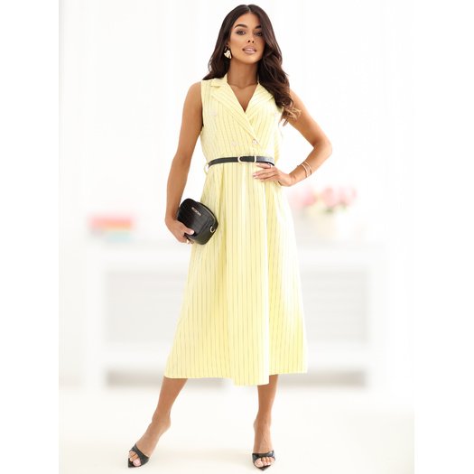 Sukienka-MI-SK-A3046.82-jasny ż&oacute;łty 5