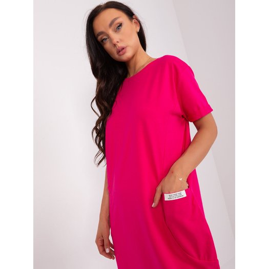 Sukienka-RV-SK-8724-1.91-fuksjowy 3