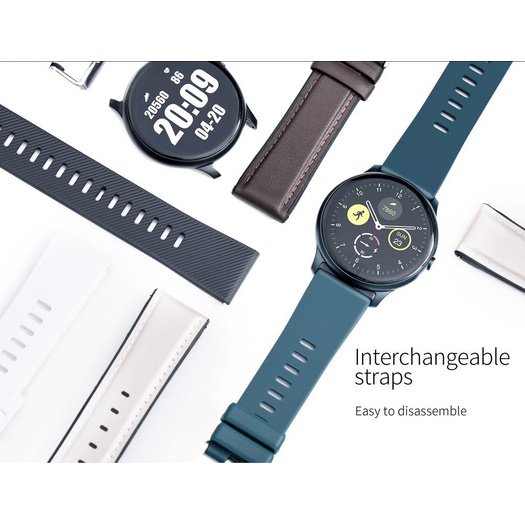 IŠMANUSIS LAIKRODIS SMARTWATCH G. Rossi G.RSF1-4C2-1 rožinis auksas/juodas + antra apyrankė (zg309b)