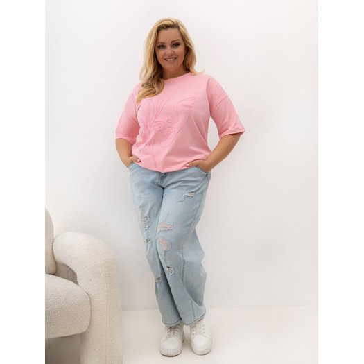 T-shirt-RV-TS-A1331.29P-jasny r&oacute;żowy