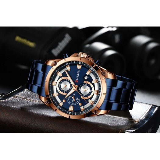 Laikrodis vyrams CURREN 8360 (zc020d) - Chronografas