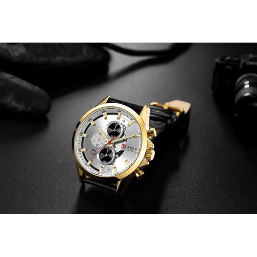 Laikrodis vyrams CURREN 8325 (zc024a) - Chronografas