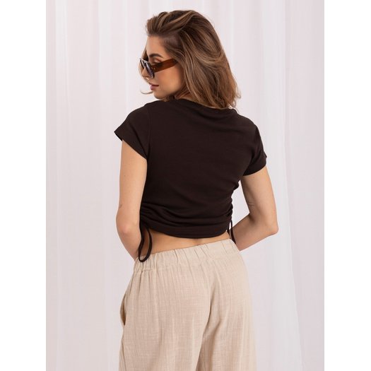 T-shirt-RV-TS-A1467.98-ciemny brązowy 1