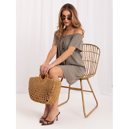 Sukienka-D73761M30196A-khaki 5