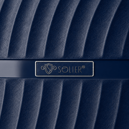 Solier S TORIDE 19  Navy PP Cabin Suitcase