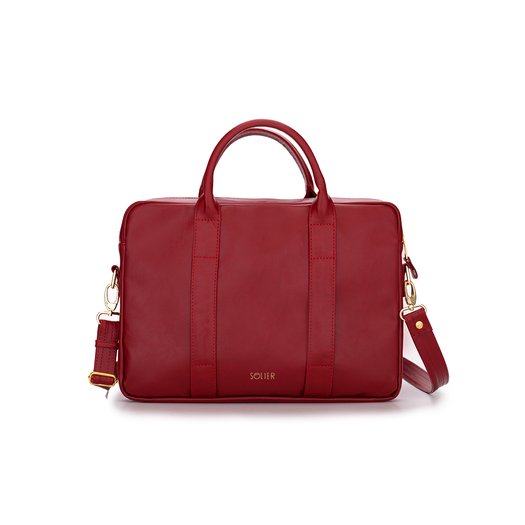 Elegantiška rankinė kompiuteriui per petį Felice Gold Dulce  3