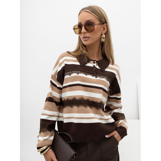 Sweter-PM-SW-F6026.49-brązowy