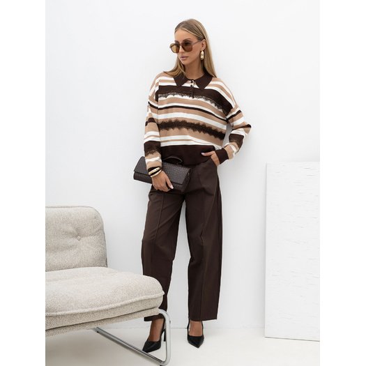 Sweter-PM-SW-F6026.49-brązowy