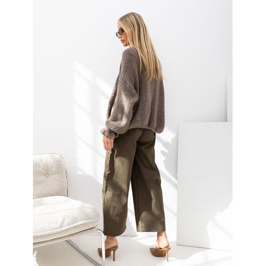 Sweter-MI-SW-0904.82-ciemny bezowy