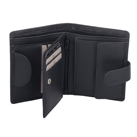 Kombinuota piniginė vyrams CM 2831-65-01 - Juoda