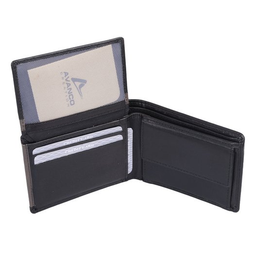 Piniginė vyrams LEMONDO 495-70-16 RFID - Juoda