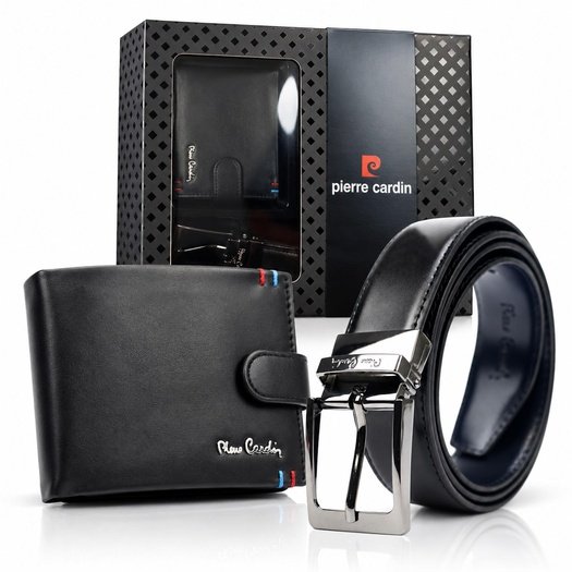 Dovanų rinkinys vyrams piniginė ir diržas Pierre Cardin ZP-003