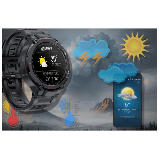 Išmanusis laikrodis vyrams GRAVITY GT7-1 - GPS (sg016a)