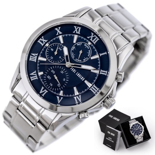 ZEGAREK MĘSKI PAUL LORENS - PL3844B2-6C1 (zg363f) + BOX 6