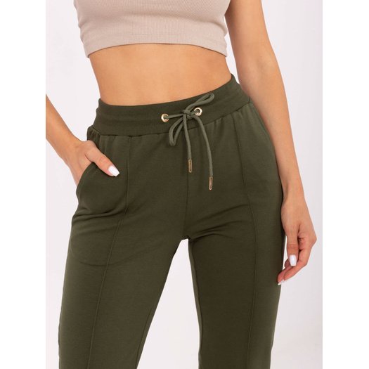 Spodnie dresowe-CLM-DR-1275.30-khaki