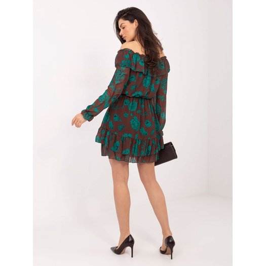 Suknelė-DHJ-SK-15015.56P-ruda 18