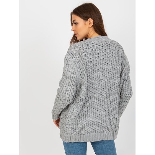 Megztinis-LC-SW-8001.14P-pilkas