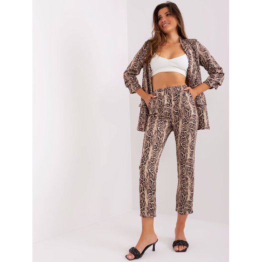Kelnės-DHJ-SP-13926-3.67P-juoda-smėlio spalvos SALE 1