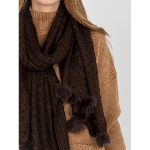 Szalik-AT-SZ-E-318.57P-ciemny brązowy 6