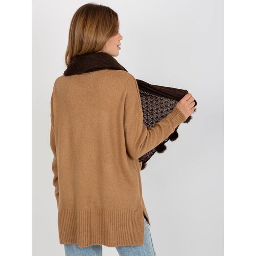 Szalik-AT-SZ-E-318.57P-ciemny brązowy 5